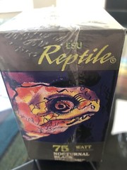 75w Nocturnal Heat Lamp, NEW in box. Reptiles,Amphibians,mice Manufacture sealed