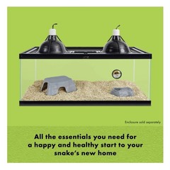 Zilla Snake Reptile Habitat Starter Deluxe Kit. Reptile UV Light Accessories