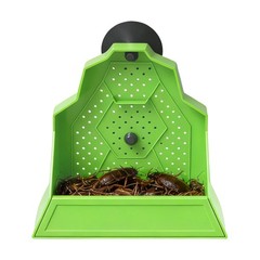 Reptile Feeding Bowl Feeder for Reptile Reptile Corner Feeder with Suction Cups