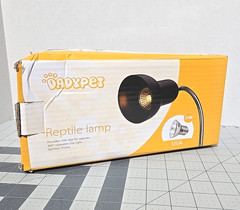 Dadypet Reptile Lamp Provides UVB3.0+UVA 25W 360 Degree Rotatable Clip Light