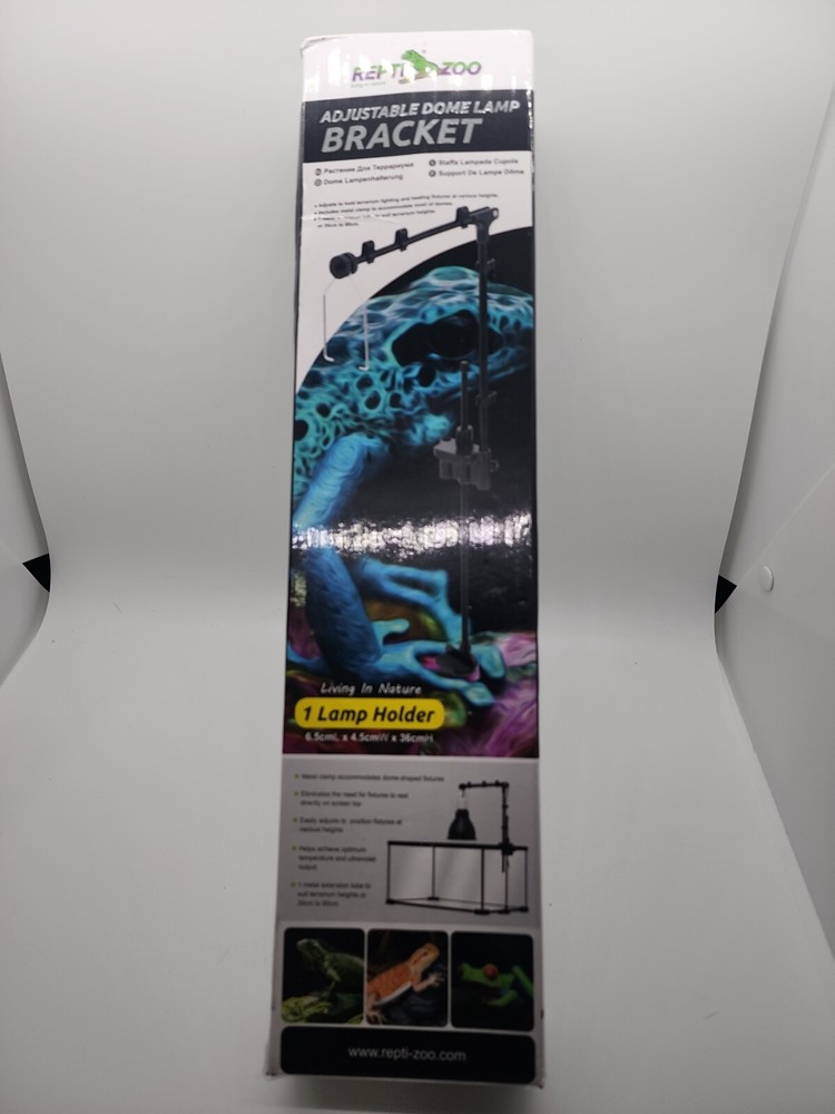 Repti Zoo Adjustable Single Lamp Hanger Bracket Reptile Terrarium/Aquarium W/Box