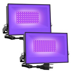 Onforu 2 Pack 38W LED Black Lights, Blacklight 2 Count (Pack of 1),
