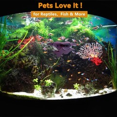 Mushroom Decor for Reptile Tank, Fish Tank, Pet-Safe Bearded Dragon Tank Acce…