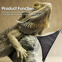 Bearded Dragon Hammock Reptile Hammock for Axolotl,Geckos,Lizards,Breathable Mes