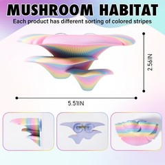 Mushroom Reptile Tank Decor Mushroom Climbing & Resting Platform Habitat Tree