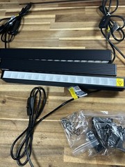 Lamvip 38W LED Black Light Bar, Blacklight Bars with Plug and Switch Purple