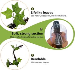 Reptile Climbing Branch Flexible Bend-A-Branch Jungle Vines Terrarium Plant