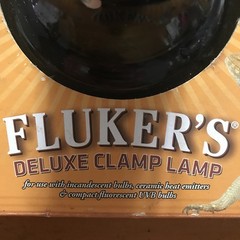 Fluker’s Repta-Deluxe Clamp Lamp with Switch for Reptiles New 8.5 Inch Clamp Lam