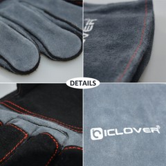 Animal Handling Gloves Anti Bite Proof Snake Cat Dog Training Welding Heavy Duty