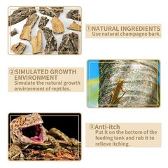 Hamiledyi 2PCS Cork Terrarium Background 15.7×11.8in 2PCS-15.7×11.8in, Brown