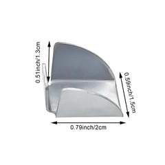 15 PCS Shelf Clips Bracket Replacement for Garage Cabinet, Removable Metal Sh…