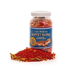 Fluker’s Buffet Blend Juvenile Bearded Dragon 4.4 Ounce (Pack of 1), 4.4oz