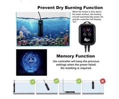AQQA Submersible Aquarium Heater,100W/200W/300W/500W/800W/1000W/1200W Fish Ta…