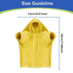 Lizard Clothes,Handmade Soft Reptile Coat, For Bearded Dragon Reptile Pets ﻿