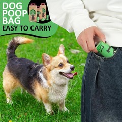 Dog Poop Bags – 120 Count Compostable Biodegradable Plant Based Pet Waste Bag…