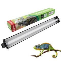 UVB Reptile Light Kit, 24W T5 Lamp Fixture and 5.0 UVB Tube Combo, Linear Lig…