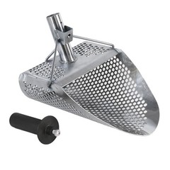 Kraken 11″ x 8″ Stainless Steel Metal Detector Sand Scoop w/ 2 Mount Holes
