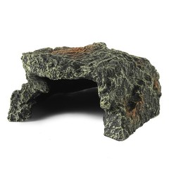 Rock Resin Reptile Cave Lizard Tank Gecko Hide Decor