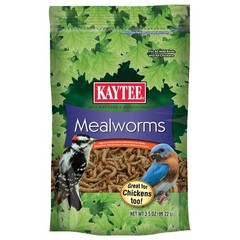 Kaytee Wild Bird Food Mealworms For Bluebirds, Wrens, 3.5 Ounce (Pack of 1)