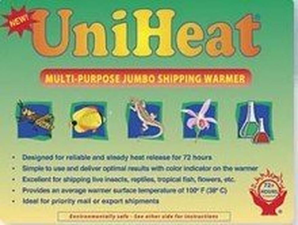 Uniheat 72-hour Heat Pack for Shipping Plants, Live Insects, Reptiles, Tropic…