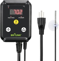 Heat Mat Thermostat for Germination & Reptiles, Safe Digital Control 1000W