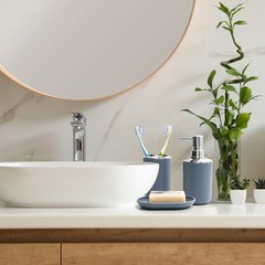 Moss & Stone 6 pcs Bathroom Accessories Set, Bathroom Decor Sets Includes Soa…