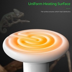 2 Pack 100W Ceramic Heat Emitter Reptile Heat Bulbs for Amphibian Chicken Dog
