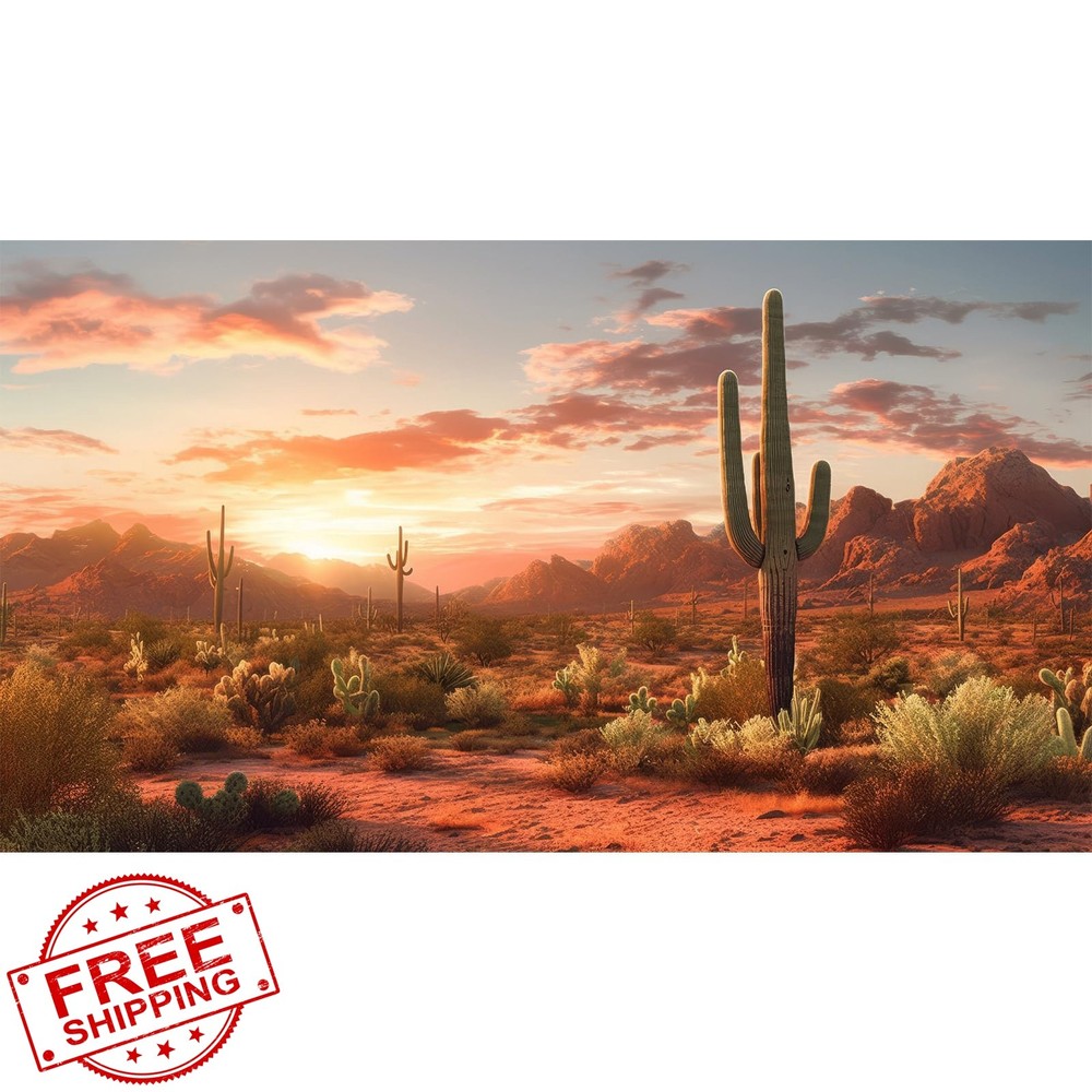 Riivvdise Reptile Habitat Backdrop Desert Khaki 48x24in