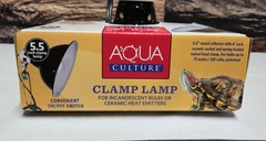 Reptile clamp Lamp Watt 5.5 Inch Ceramic With Switch Aqua Culture