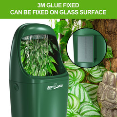 REPTIZOO Reptile Waterfall Automatic Reptile Drinking Fountain Water Dispenser,