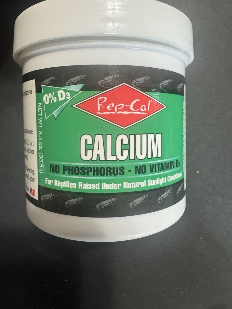Phosphorus Free Calcium without Vitamin D3 – Ultrafine Powder 3.3 oz By Rep-Cal