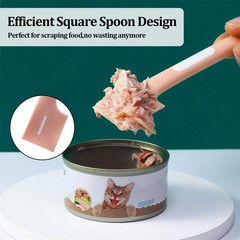 3 Pack Pet Food Can Spoons for Cat and Dog Wet Food Mixing and Scoop Set