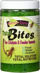 Nature Zone Total Bites Spirulina Complete Diet Food for Crickets 9oz – 2 Pack