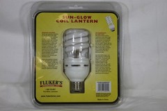 Fluker’s Sun Glow Coil Lantern 10.0 UVB 20W Reptile Bulb