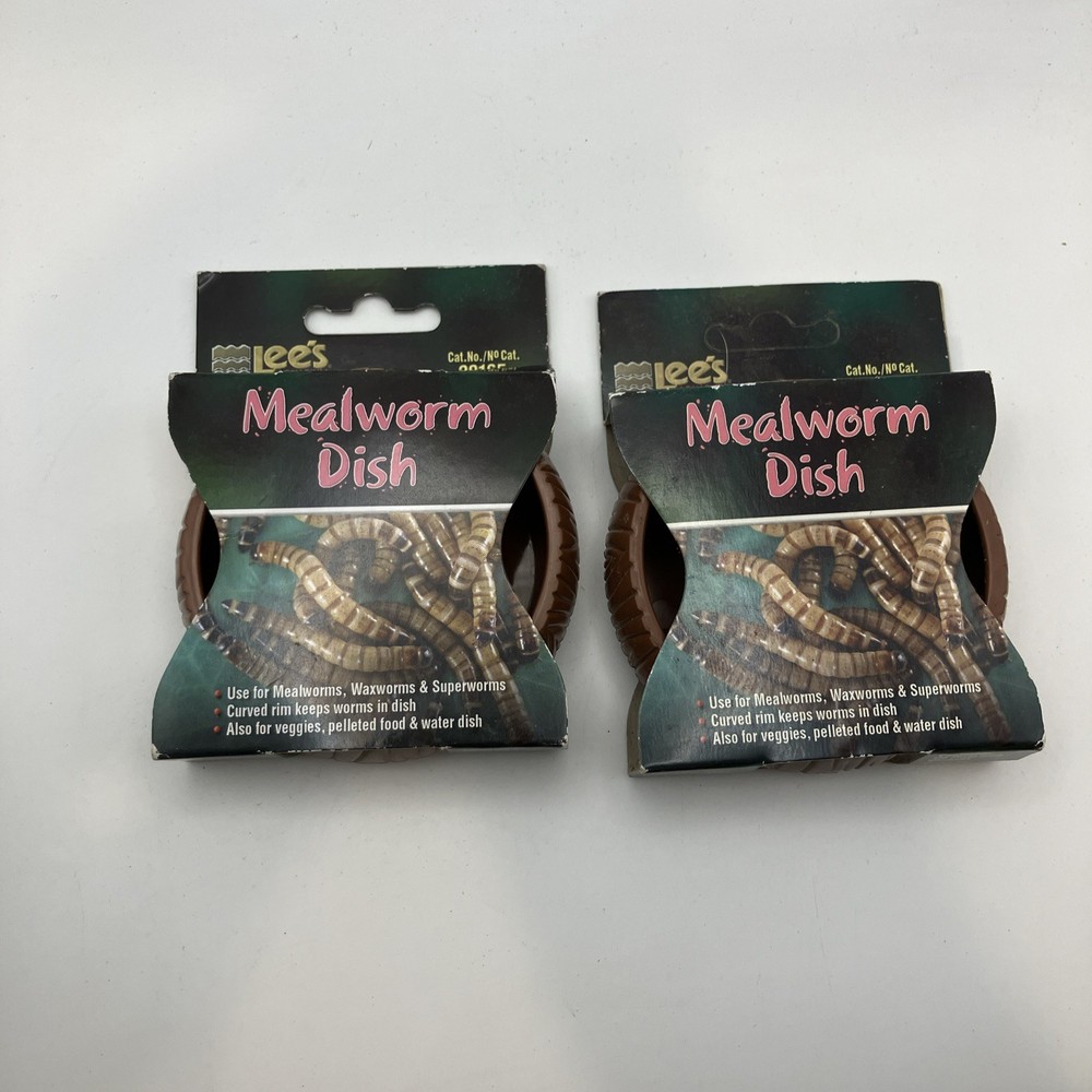 Mealworm Dish Brown Lee’s Aquarium New 20165