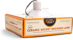 Fluker’S Culinary Coop Brooder Lamp for Chicken Coop or Outdoor Animals, 10-Inch