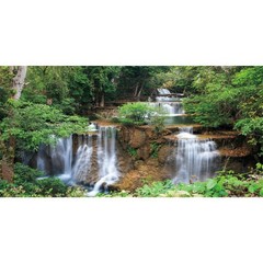 AWERT 72×24 inches Waterfall Terrarium Background Rainforest Aquarium Backgro…