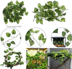 Bearded Dragon Tank Accessories Lizard Large Hammock Jungle Climber Vines