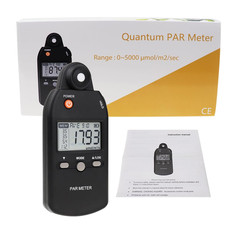 Quantum PAR Meter Full-Spectrum High Precision PPFD Tester for Photosynthetic Ac
