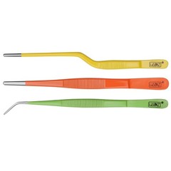 HADIZ Garden Tweezers set of 3,15cm Size Stainless Steel Green Yellow Orange
