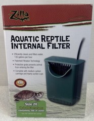 Zilla Aquatic Pet Reptile Internal Filter – Size 20