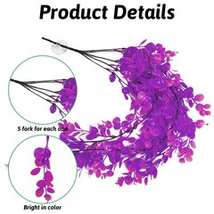 Fake Reptile Plants 2 Pack Hanging Fake Plants Plants for Reptiles