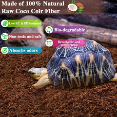 2 Pack Coconut Fiber Substrate, 100% Organic Coconut Husk Coco Coir Brick Ter…