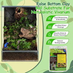 10LBS Expanded Clay Balls Terrarium Substrate for Reptiles – 100% Organic Lightw