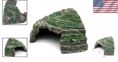 Versatile Reptile Hide – Medium Natural Rock Cave for Aquatic & Terrestrial Use