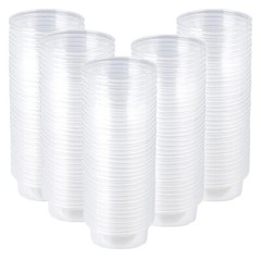 200Pcs Crested Gecko Food Dish 0.5oz Plastic Reptile Feeding Cups