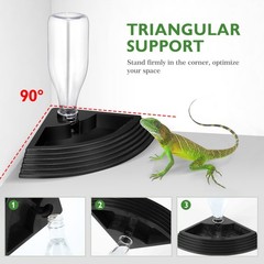 Lizard Corner Water Bowl Reptile Accessories Popetpop Automatic