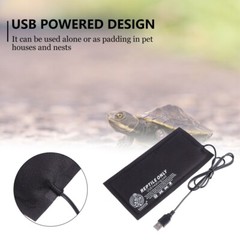 USB Reptile Heating Pad Reptile Under Tank Heater for Snake Lizard Turtle Pad