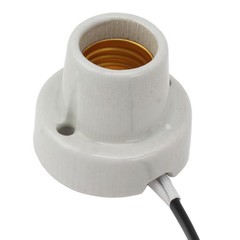 Heat Lamp Holder Professional Ceramics For Reptile Enclosures Easy To Use