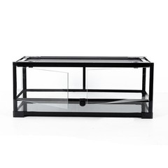 20 Gallon Glass Terrarium Reptile Enclosure Reptiles Tank Tortoise Front Opening